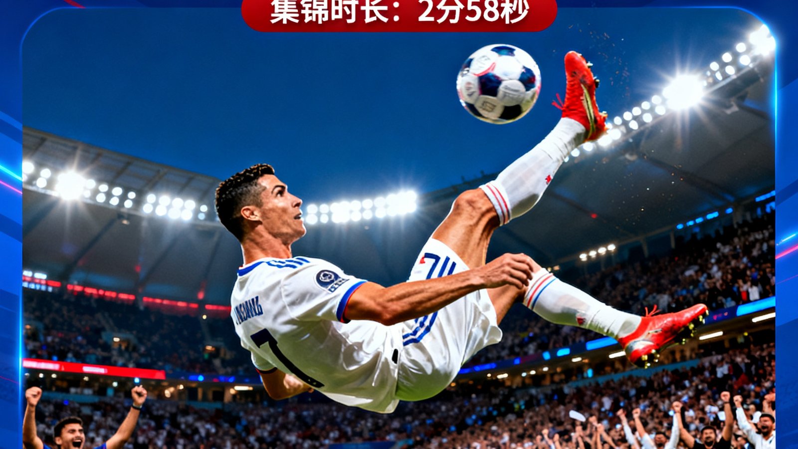 视频集锦C罗倒钩破门，利雅得胜利3-2获胜，集锦时长2分58秒